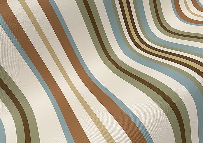 The British Stripe Co. Elizabeth, Derwent No.1 - Roller Blind - Image 4